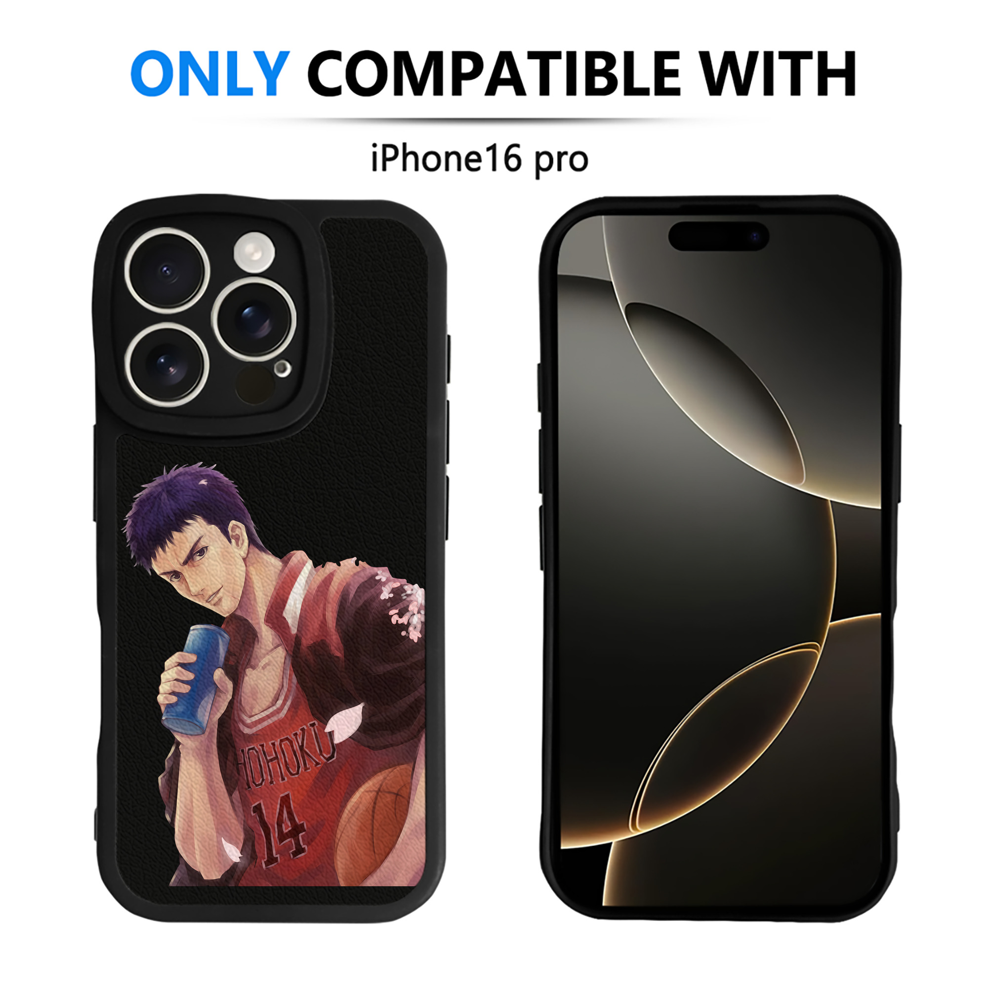 （画像用） SLAM DUNK／スラムダンク 【iPhone 16シリーズ対応】シリコンスマホケース（レザー調） 材質：シリコン